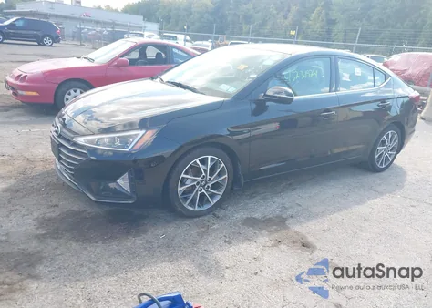 2020 Hyundai Elantra Limited from USA, damaged, VIN 5NPD84LF2LH597516
